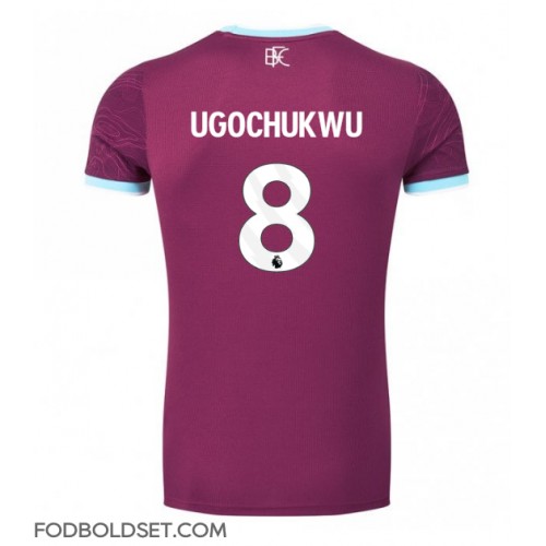 Burnley Lesley Ugochukwu #8 Hjemmebanetrøje 2025-26 Kortærmet